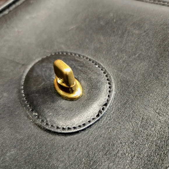 COACH 1995 Murphy #9930 Bag Black Rare Made in USA W/ Hang Tag Vintage - Picture 14 of 16